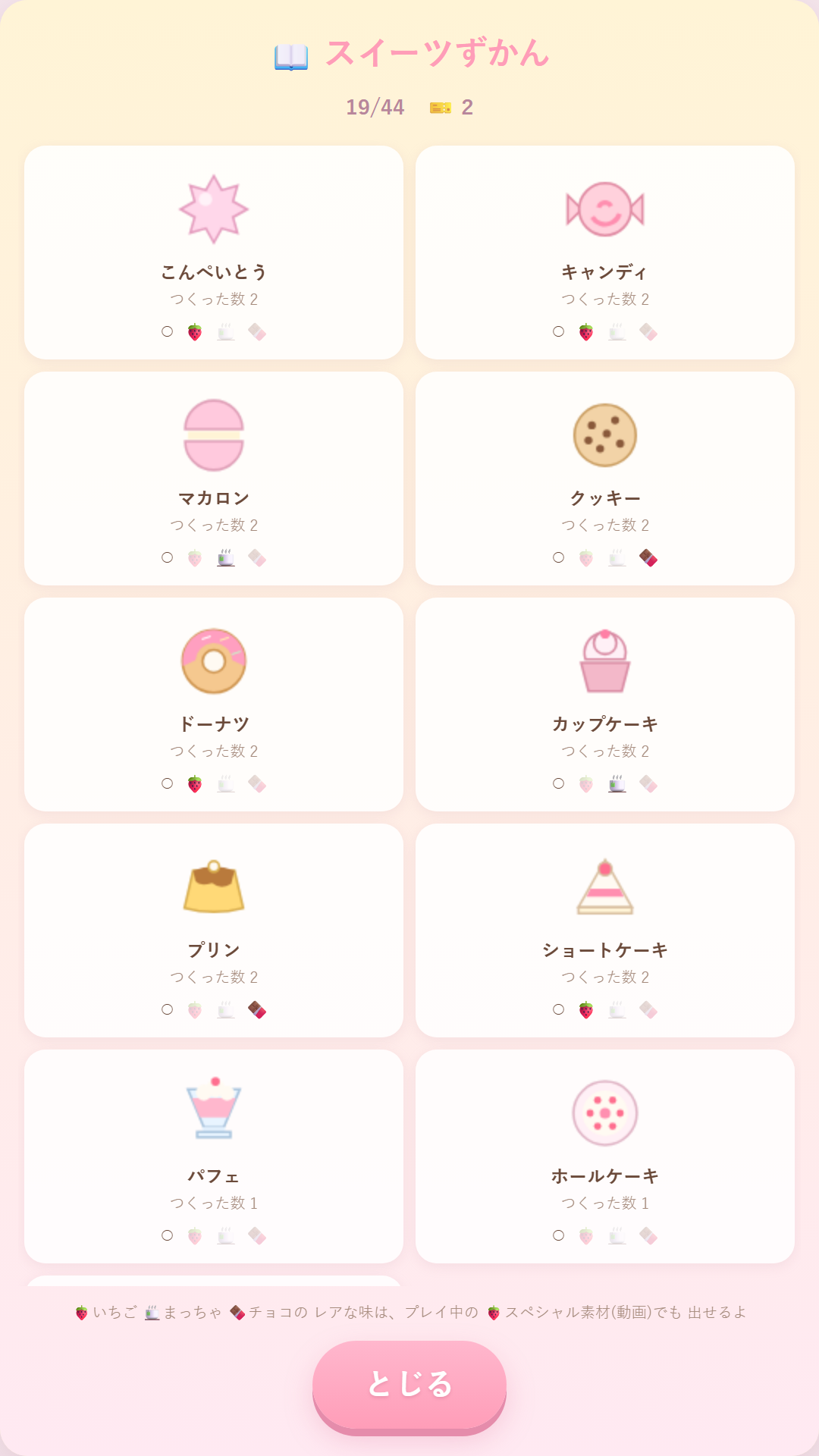 スイーツずかん